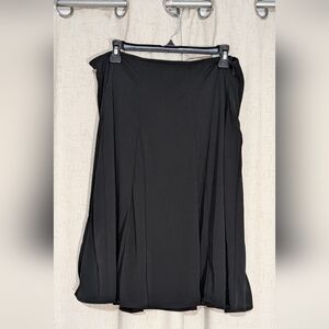 Isaac Mizrahi Classic Black A-Line Skirt